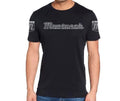 Mustasch Logo & Sleeve Print T-Shirt – Black